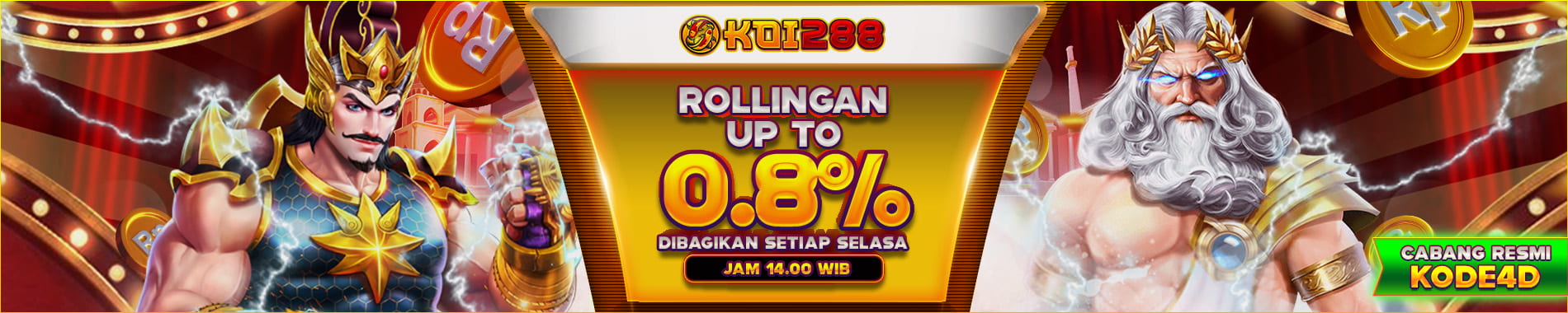 Bonus Mingguan Slot Koi288